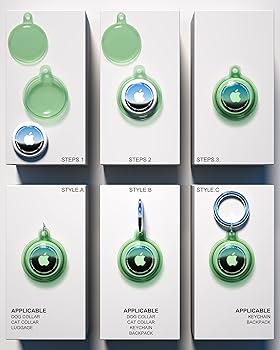 Amazon.com: 4 Pack Airtag Holder, Apple Air Tag Waterproof